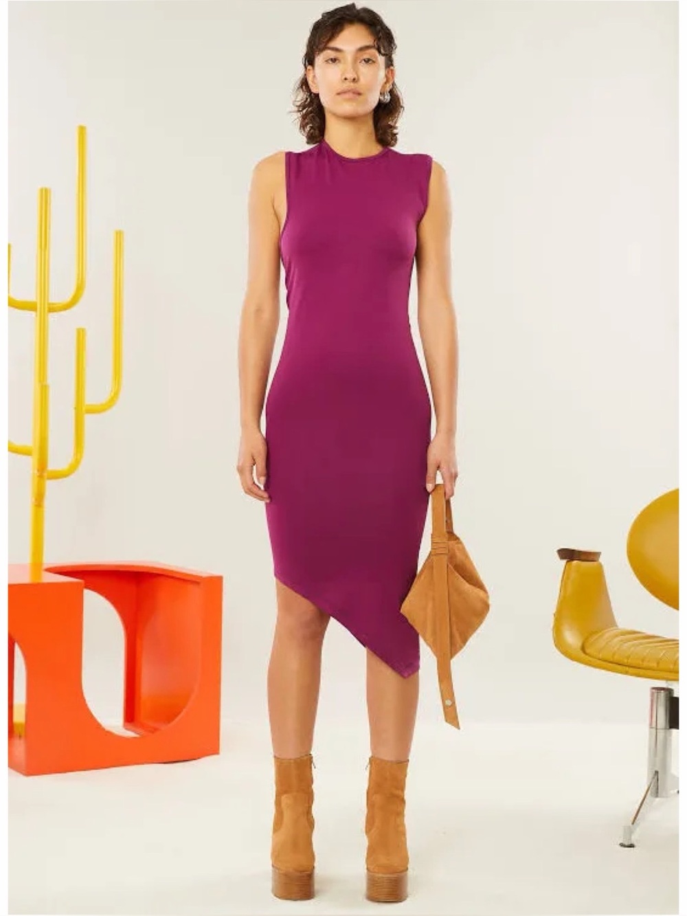 Simon Miller Pica Dress in Purple